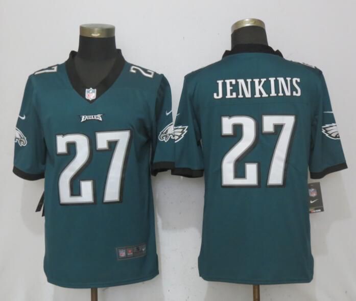 Men Philadelphia Eagles #27 Jenkins Green Vapor Untouchable New Nike Limited NFL Jerseys->->NFL Jersey